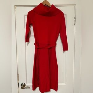 Red Sweater Dress by Talbots